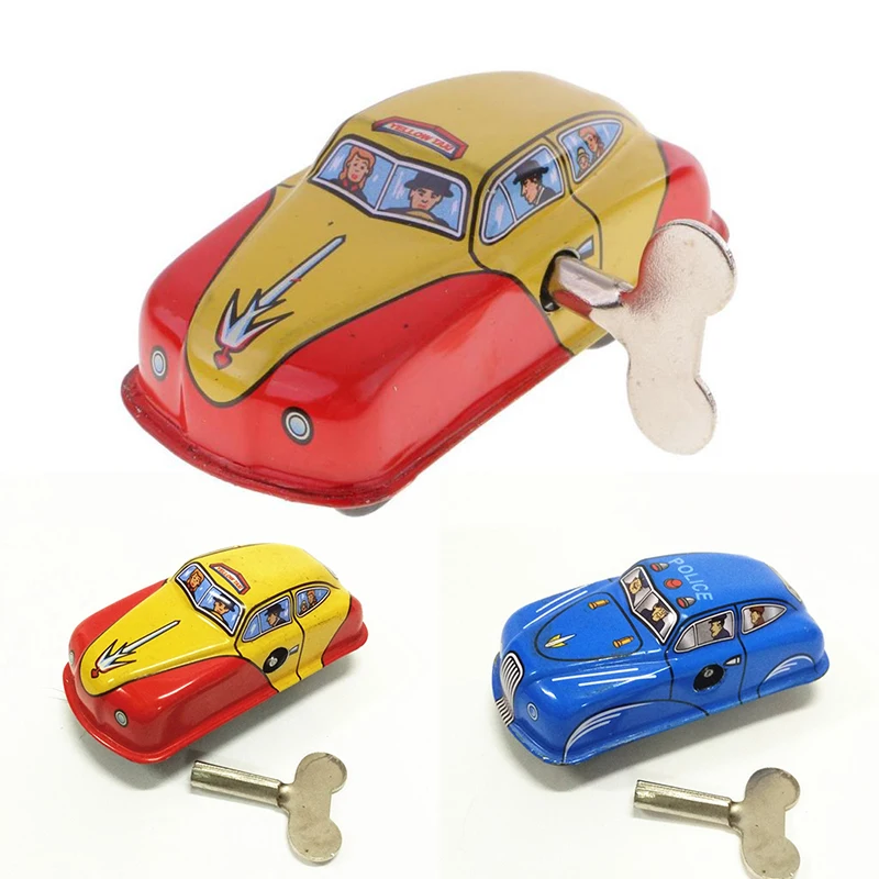 Новинка лидер продаж Классическая Игрушка с ветром машина такси заводные