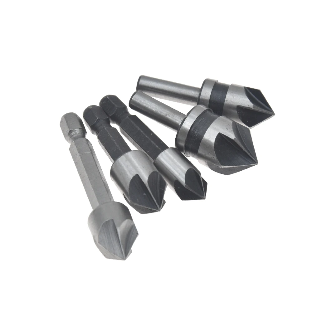 1set Countersink Drill 82 Degree Chamfer Angle HSS Bit Wood Plastic Chamfering Woodworking Hole Cutter Drilling Hand Tool | Инструменты