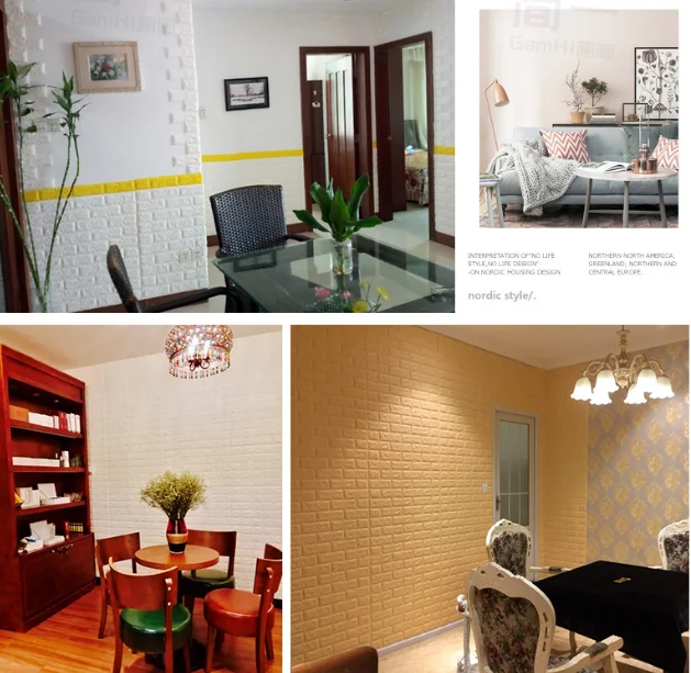 3D самоклеящаяся Настенная Наклейка s пенопластовый кирпич для декора комнаты