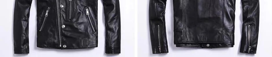 Мужская мотоциклетная Байкерская кожаная куртка, настоящая кожаная куртка, новая весенняя Высококачественная Мужская Куртка jaqueta de couro M-5XL