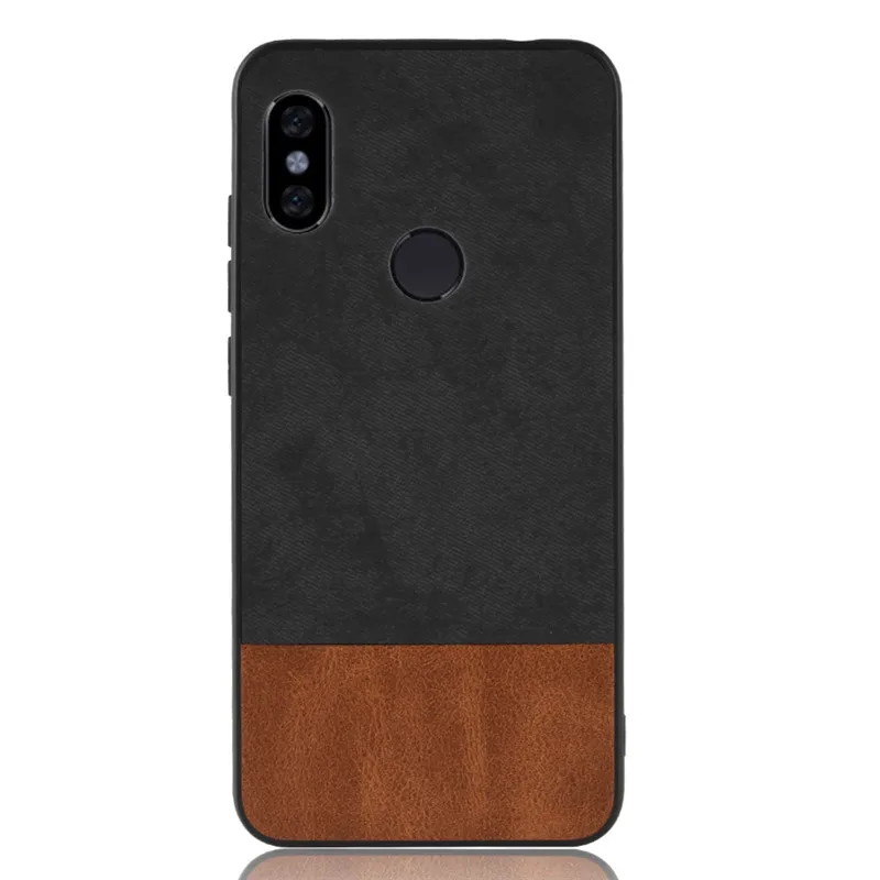 Чехол для Xiaomi Redmi Note 6 Pro два цвета ПК + ТПУ роскошный кожаный чехол |