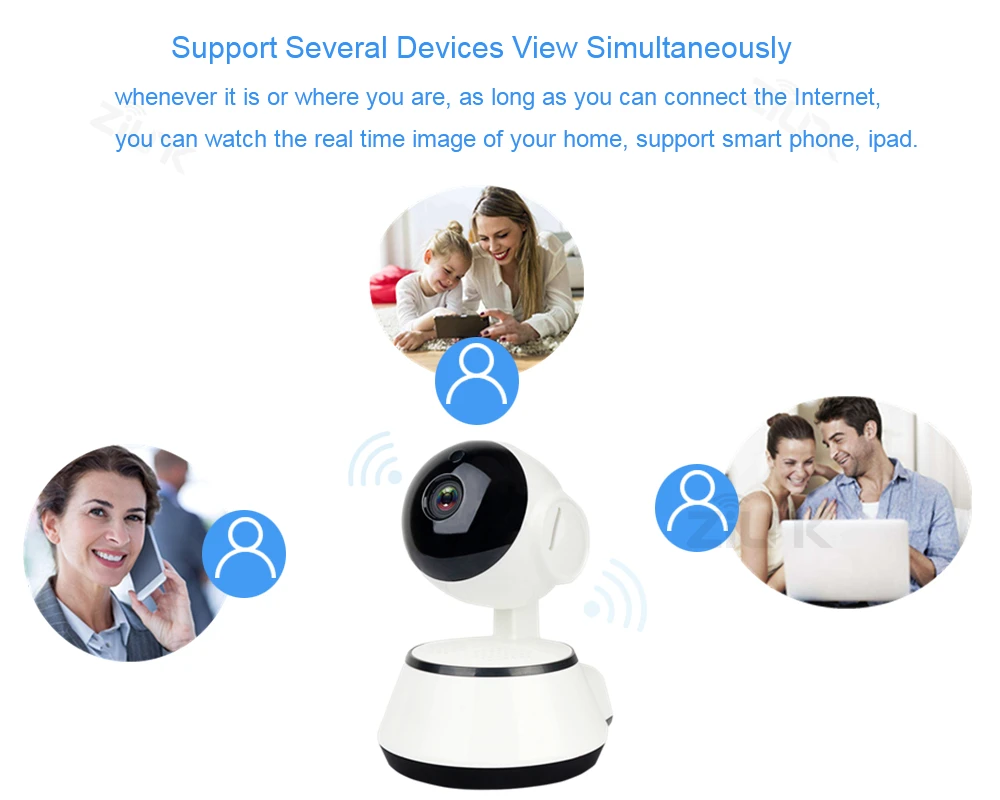 Мини-камера безопасности, Wifi, IP камера, домашняя, беспроводная, Smart HD 720 P, камера видеонаблюдения, двухсторонняя, аудио, SD карта, детский монитор, CCTV P2P iCSee