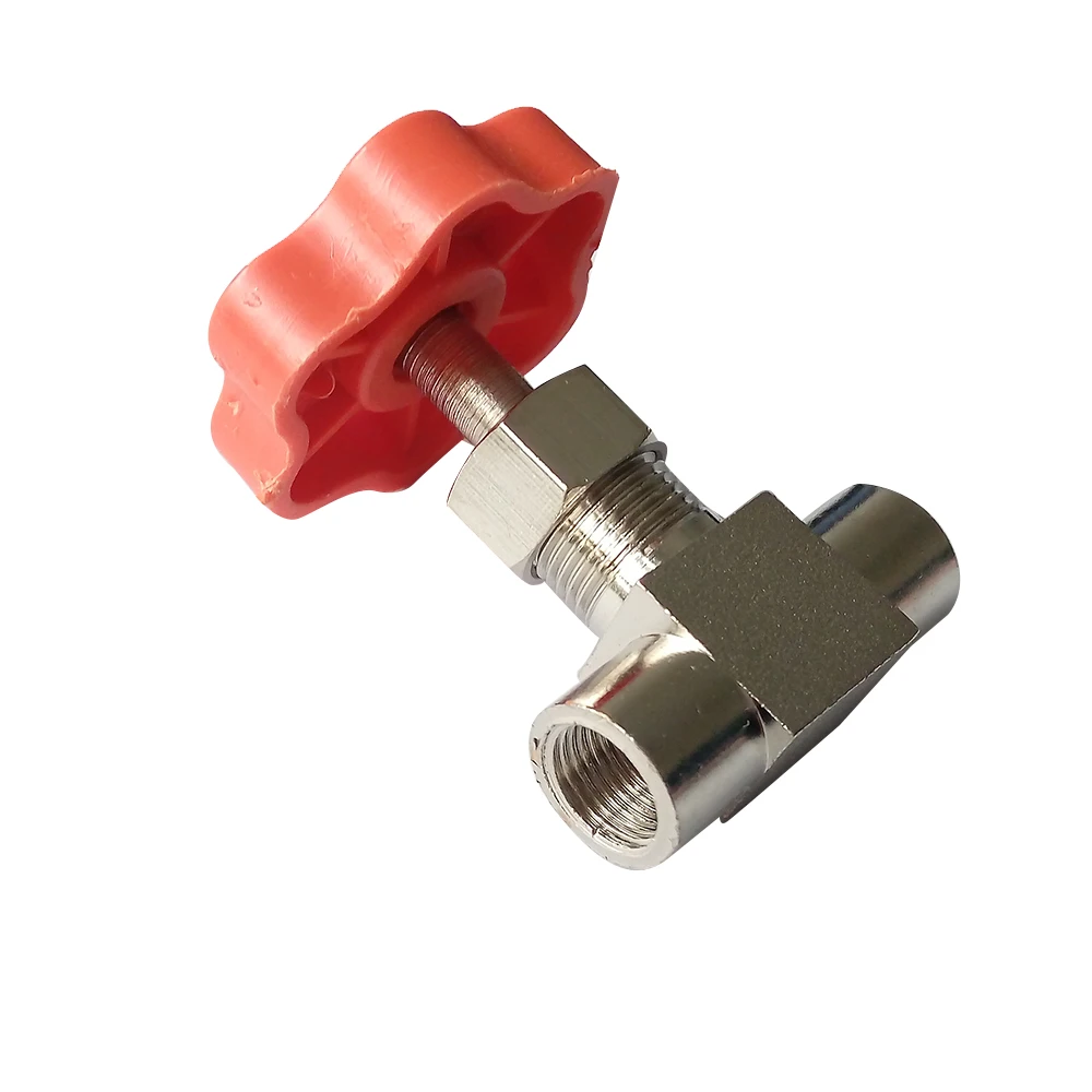 

В упаковке 2 клапана 1/4 дюйма, BSPP, внутренняя, никелированная латунь, с резьбой игла, NV2-1/4