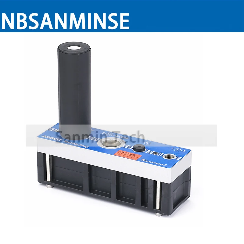 Черный вакуумный насос, л/мин, 92 кПа, вакуумный генератор для негерметичного непропорционального применения, пневматические компоненты PPS + AL NBSANMINSE