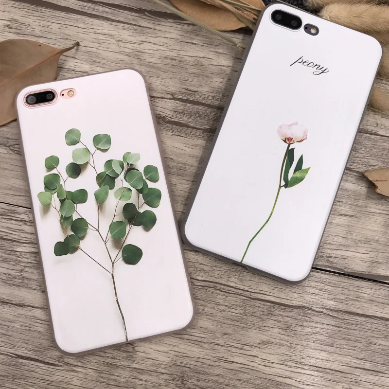 Ультратонкий Мягкий силиконовый чехол для телефона Apple Iphone 6 6s 7 8 Plus Модный