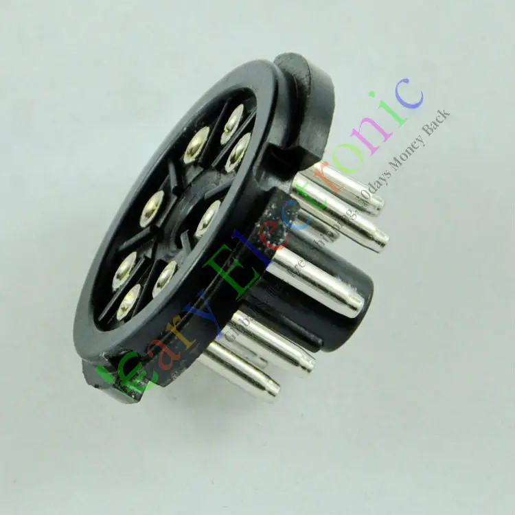 Опт и розница 10 шт 8Pin бакелитовая трубка Розетка База тестирования octal Для EL34 6SN7