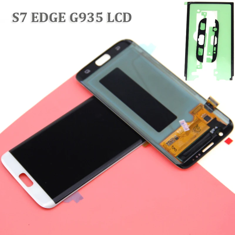 Для samsung GALAXY S7 Edge G935 G935F G935A ЖК дисплей кодирующий преобразователь сенсорного