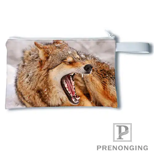 Coin Purse Изготовленный На Заказ волк(1) кошелек с рисунком изменить кошелек молния нулевой кошелек телефон Сумки для ключей модный небольшой женский кошелёк#19-01-22-3-156 - Цвет: Coin Purse