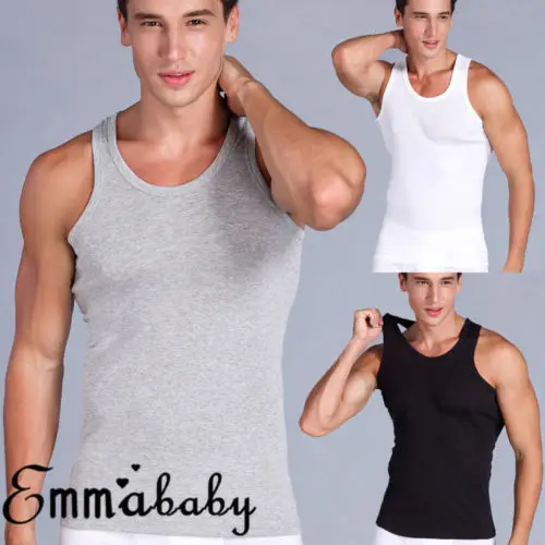 2018 Новая модная популярная мужская рубашка без рукавов жилет мускулистые