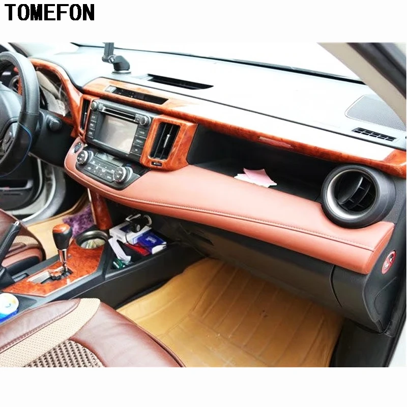 TOMEFON для Toyota RAV4 RAV 4 2013 2014 2015 ABS дерево краска вентиляционное отверстие окно