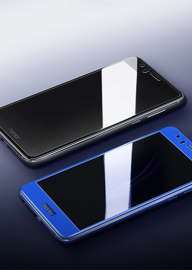 Закаленное стекло с полным покрытием для Huawei Honor 8 Защитная пленка экрана 2 шт. |