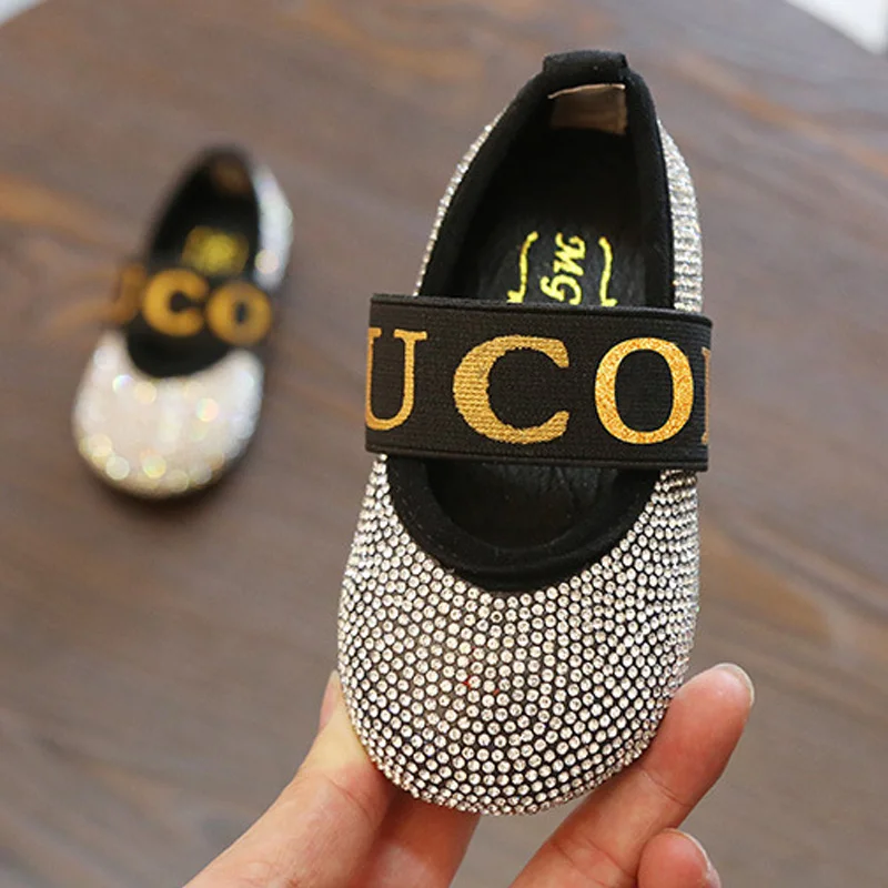 Новинка 2019 Роскошные брендовые туфли принцессы для девочек нарядное платье с