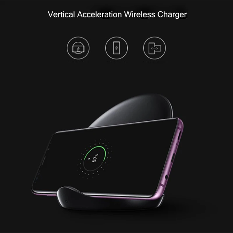 Сертификацией Qi Беспроводное зарядное устройство для быстрой зарядки подставка