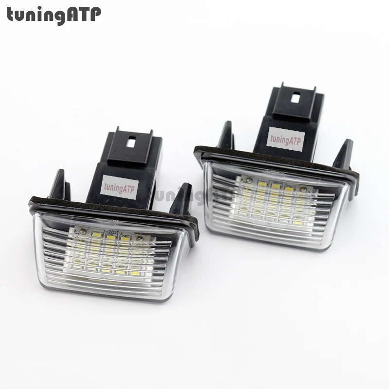 2x Ярко белый SMD светодиодный модуль освещения номерного знака для Peugeot 308 SW T7 / 406