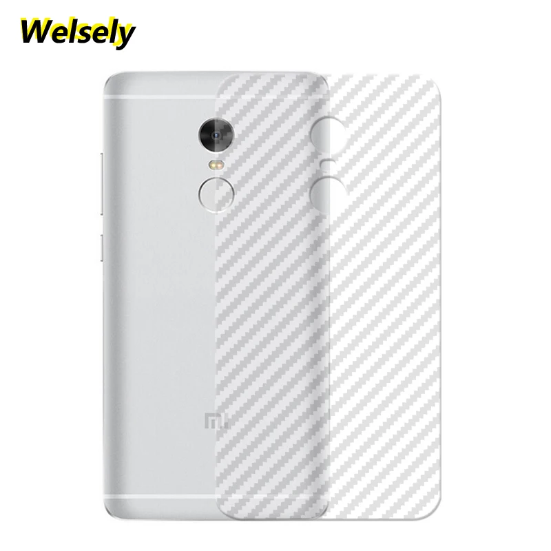 100 шт. для Xiaomi redmi3 s pro 4 a 4x note4 3 2 защитная задняя крышка 3D углеродное волокно пленка