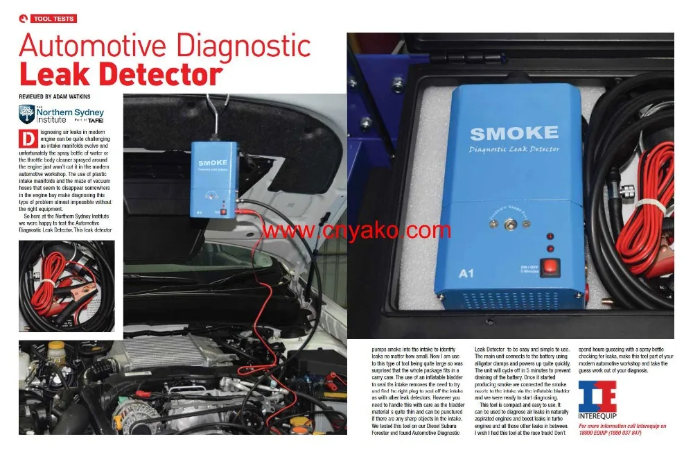 

YAKO A1 Smoke Automotive Diagnostic Leak Detector