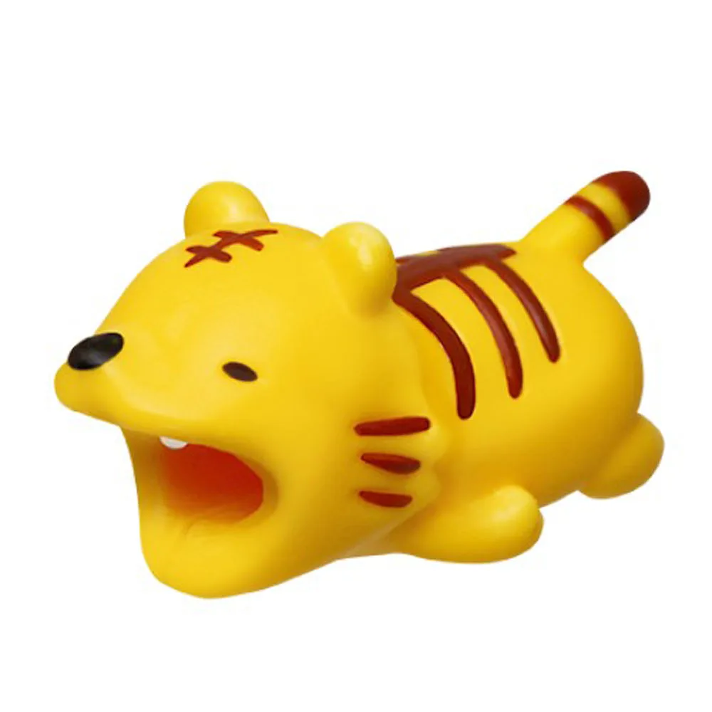 Милый защитный чехол для кабеля с изображением животных usb шнур устройство