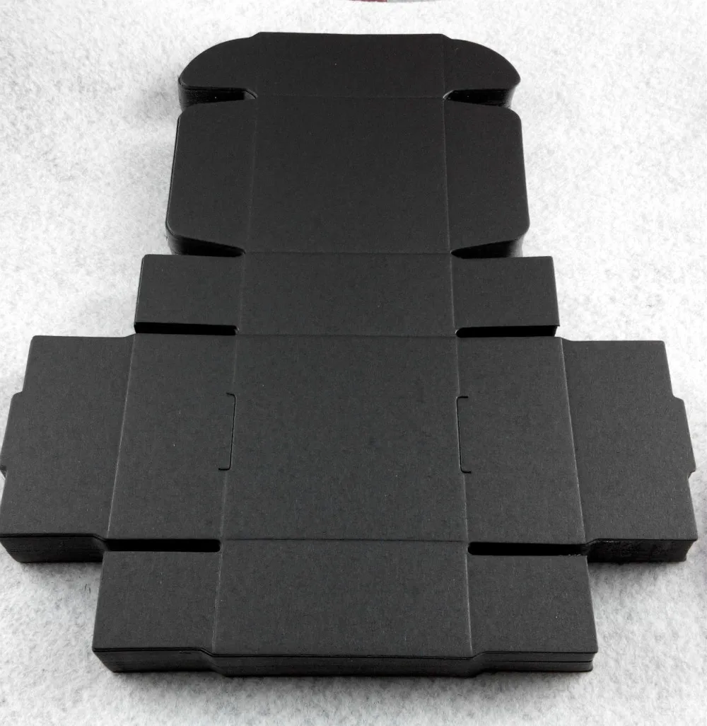 500 шт. коричневые подарочные коробки из крафт-бумаги | Украшения и аксессуары