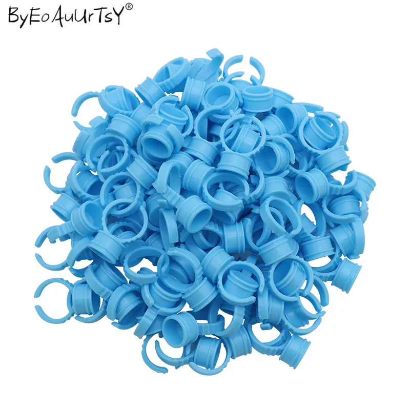 100pcs Disposable Permanent Makeup Ring No Divider Medium Size Eyebrow Lip Pigments Holder Rings Container/Cup | Красота и здоровье