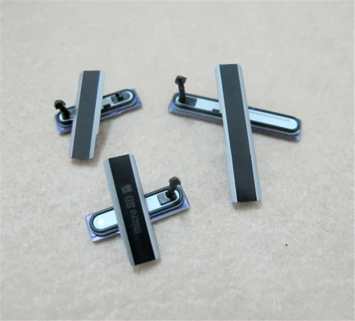 Подлинная Зарядка через usb крышка+ Micro SD+ sim-карта крышка для sony Xperia Z1 L39H C6906 C6943 Usb& Micro sd& SIM solt порт Пылезащитная заглушка