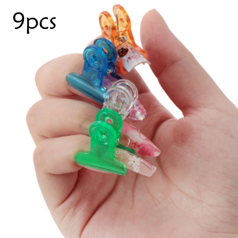9 шт./компл. изогнутые зажимные зажимы для ногтей многофункциональный инструмент