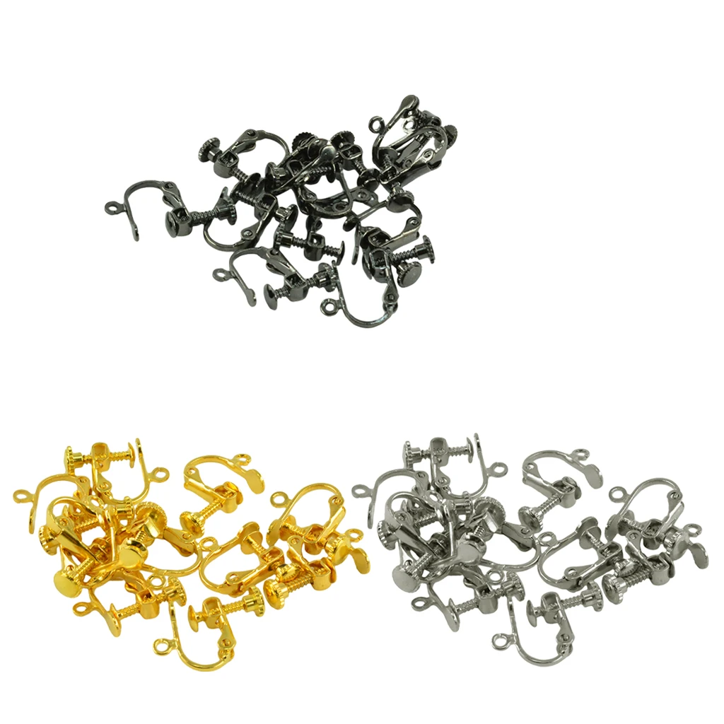 Серьги гвоздики из латуни 36 шт.|Ювелирная фурнитура и компоненты| |