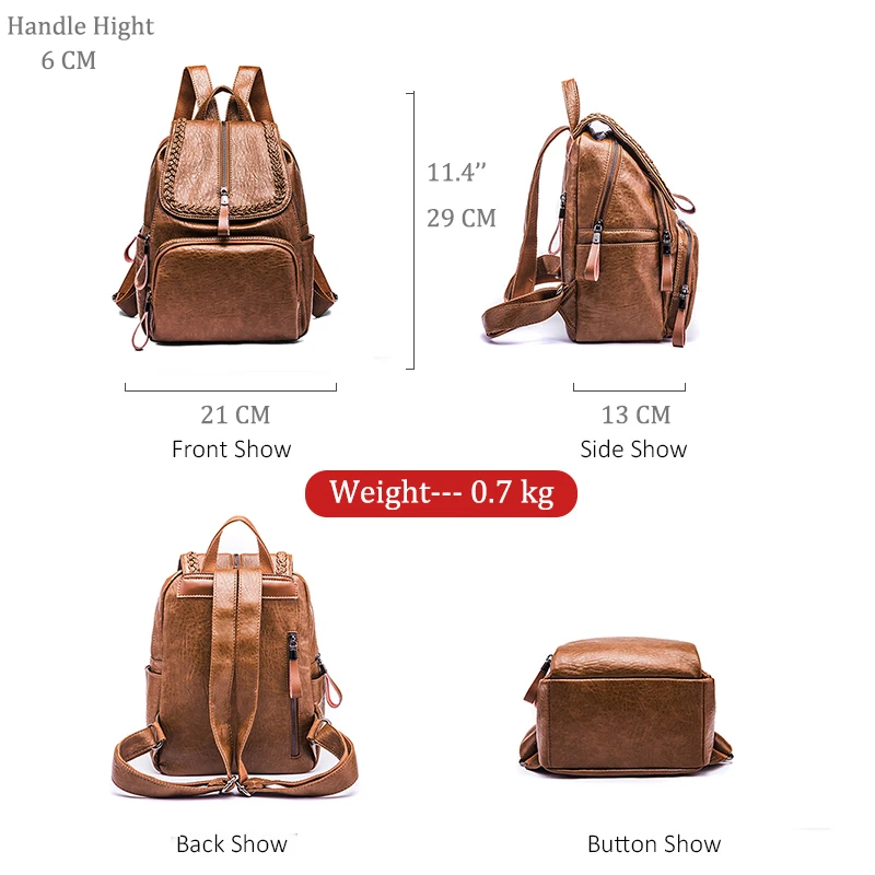 Женский рюкзак XMESSUN повседневный вместительный Школьный сумка на плечо в стиле