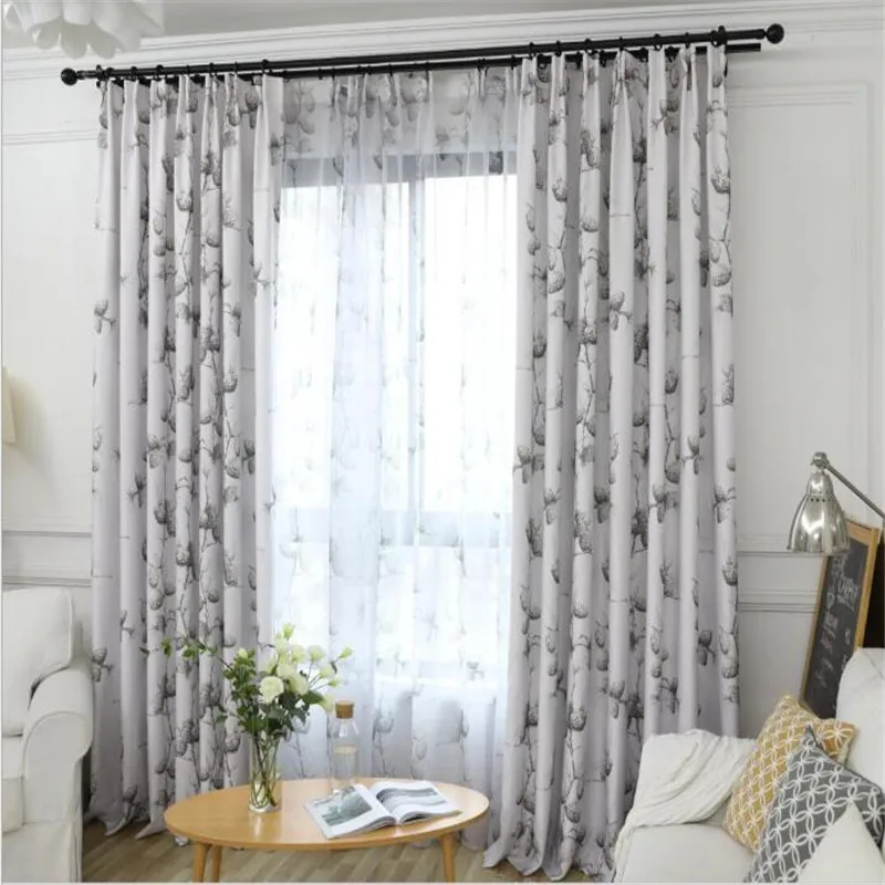 Современные Простые занавески в скандинавском стиле для гостиной на заказ