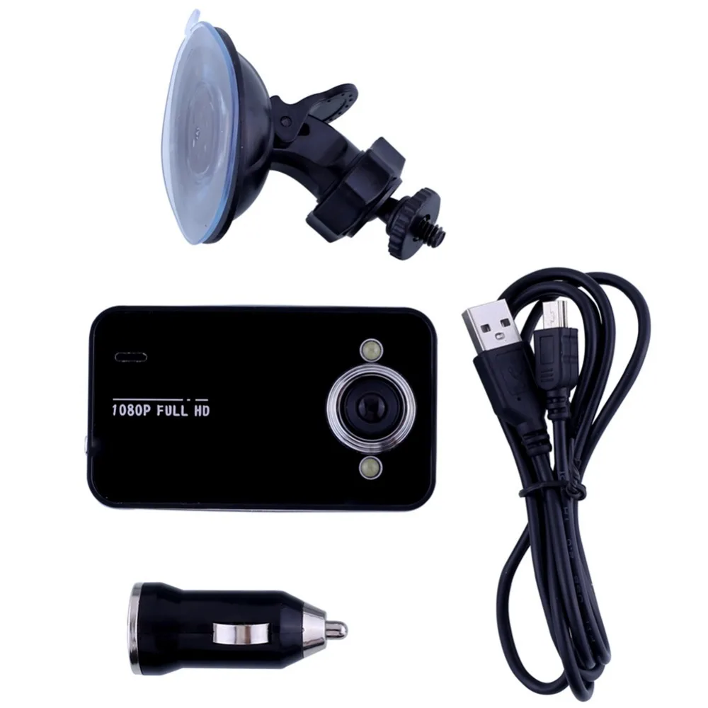 2.5 '' K6000 авто черный DVR высокое качество камеры прочный рекордер защитить