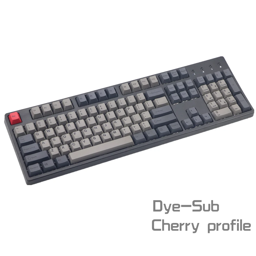 Dolch толстые колпачки для ключей PBT 108 Cherry MX переключатели краситель subbed вишневый