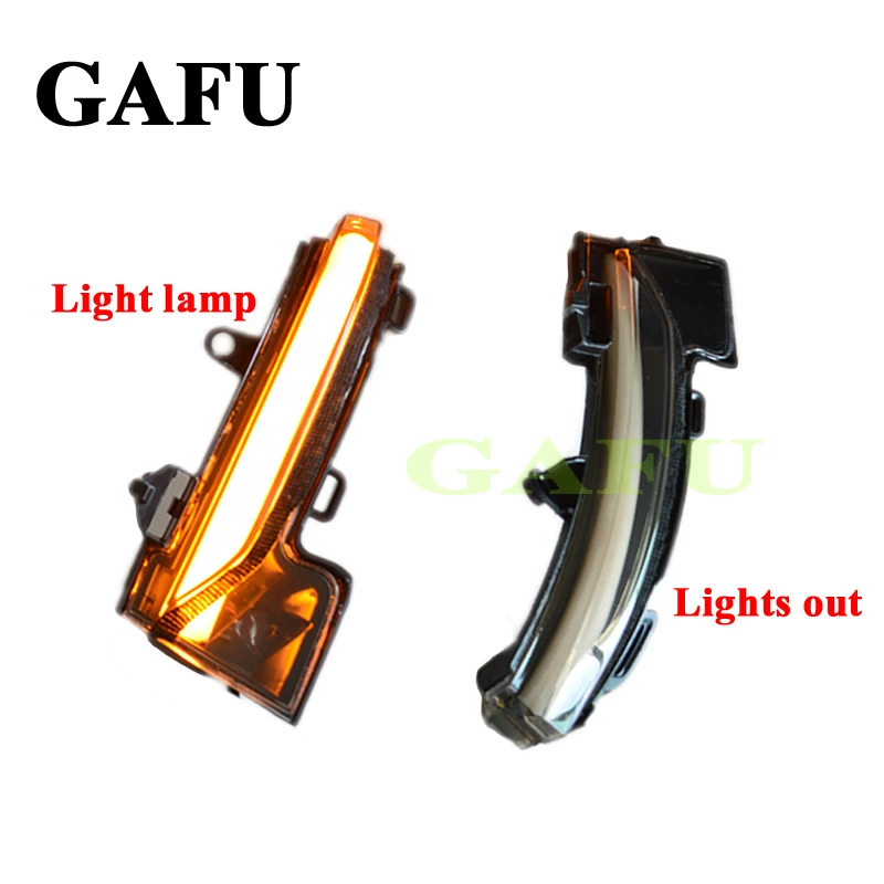 For Skoda Octavia A7 LED Wing Mirror Black Indicator Repeater Light Lamps Car Styling Accessories 2pcs