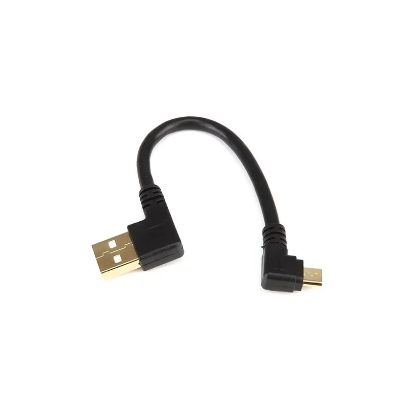 Адаптер для кабеля с левым углом 2 0 А папа Micro B 5 Pin 1 м|Компьютерные кабели и