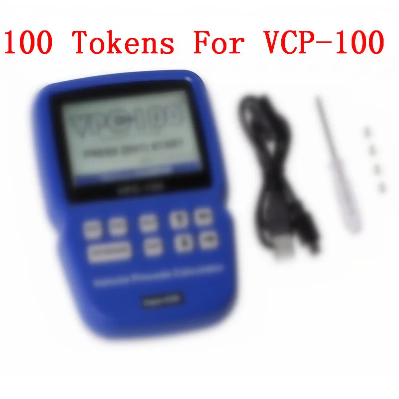 100 жетонов для VPC-100 ручной автомобильный Pin-код калькулятор vpc100 100 жетонов