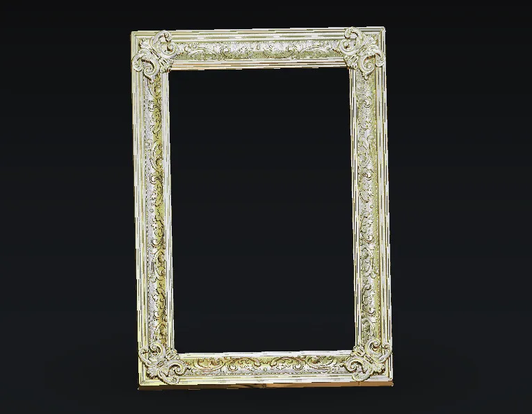 3d модель специальная форма рельефная рама для станка с ЧПУ в формате STL F123 |