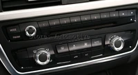 silver inner air condition button cover trim for bmw x5 e70 2009 2013 3pcs