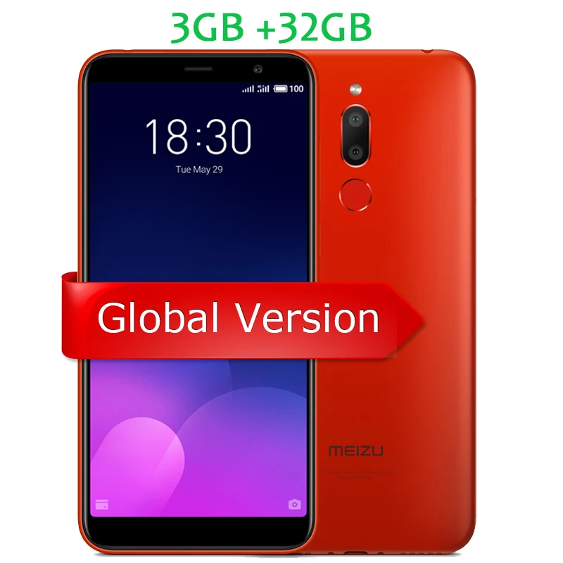 Мобильный телефон Meizu M6T 6 T 3 ГБ 32 M811H Восьмиядерный процессор MTK6750 экран 5 7 дюйма 18:9