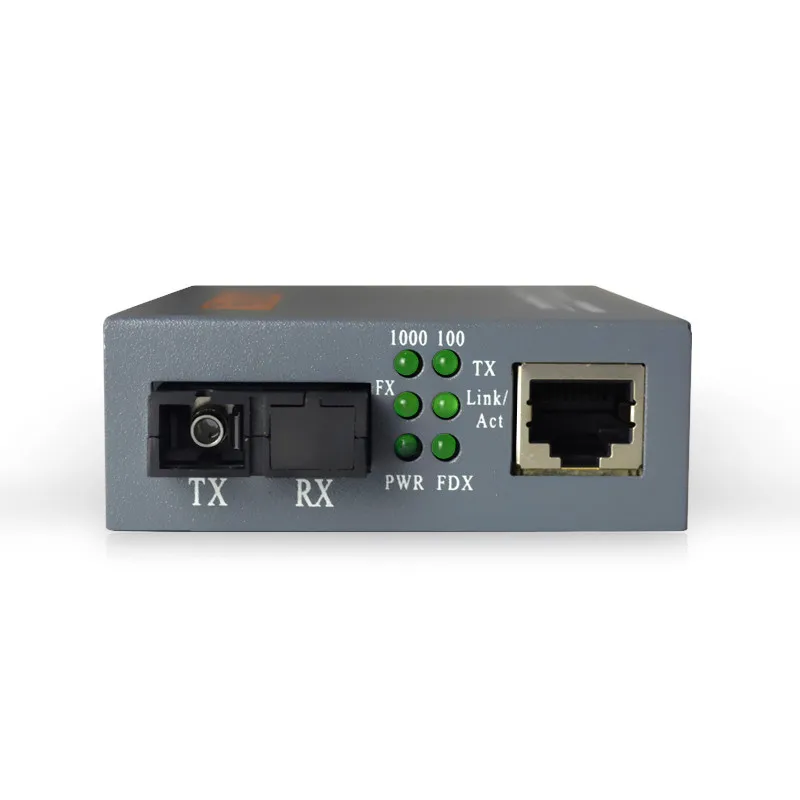 5 пар HTB-GS-03 A/B гигабитный волоконно-оптический медиаконвертер 1000 Мбит/с одномодовый одиночный оптоволоконный SC порт внешний источник питания