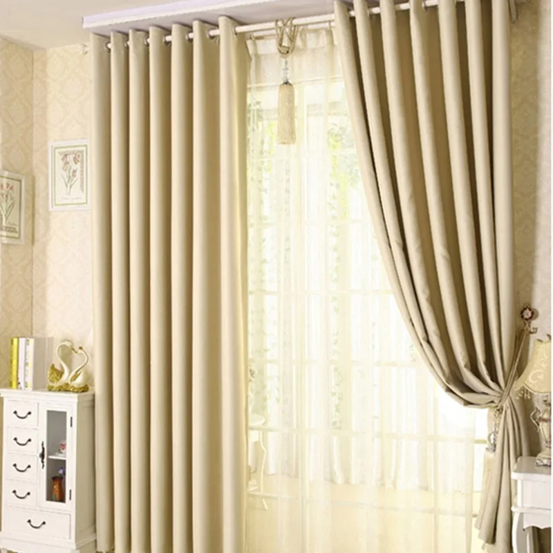 Color 4 Cloth Высокое затенение, современный стиль, одноцветные розовые шторы для гостиной, на заказ, синие оконные шторы, занавески для спальни, WP349& 3 - Цвет: Color 4 Cloth