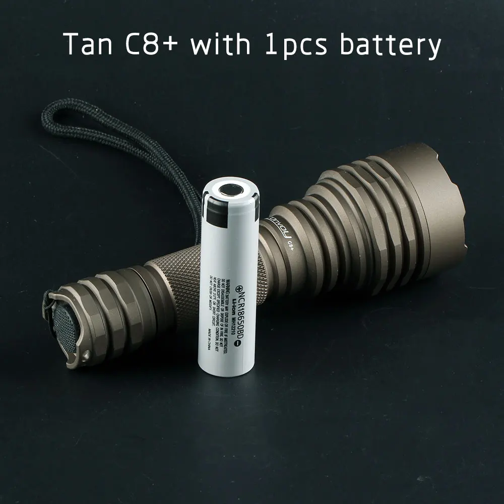 Светодиодный аккумулятор Desert tan Convoy C8 + CREE XPL HI 1 шт.|Фонарики и осветительные