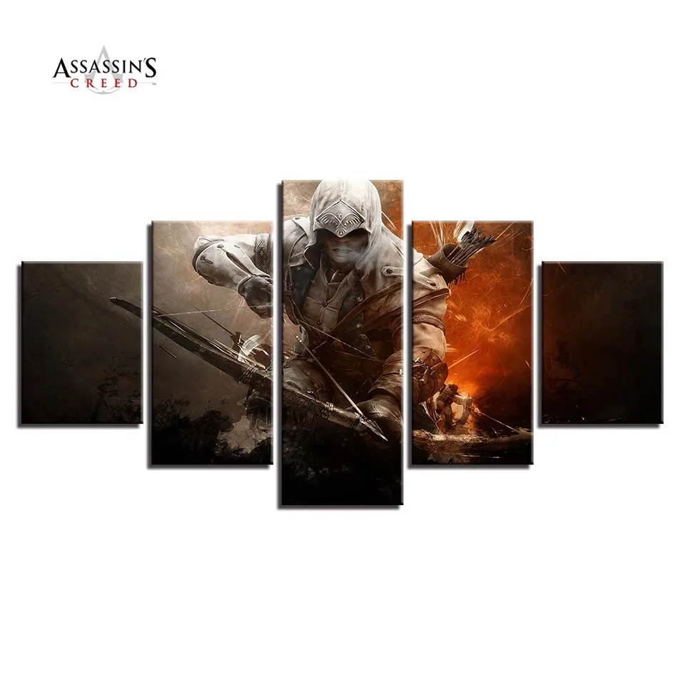 Цветные картины плакаты Крид игра Коннор 12 войны стены искусства рамки домашний