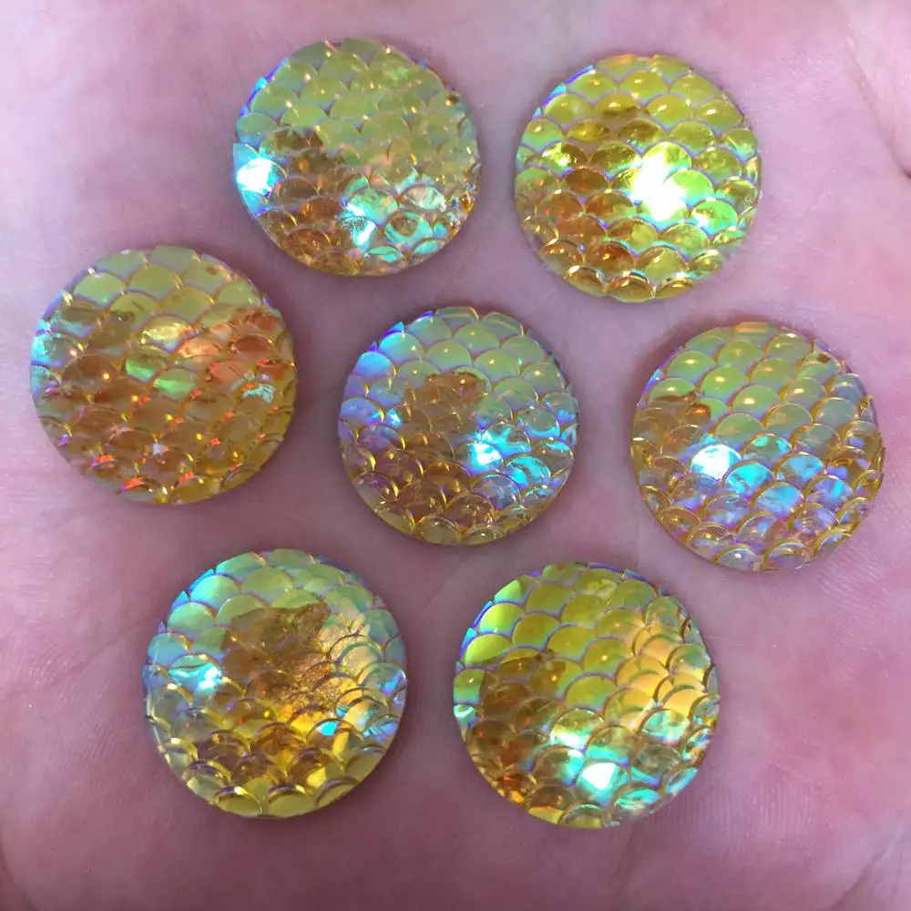 10 шт. детские круглые украшения из смолы 20 мм | Украшения и аксессуары