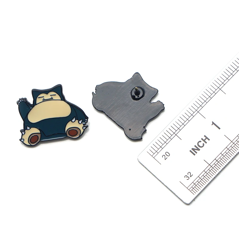 L3361 Snorlax Декоративный металл эмалированные Броши мультфильм творческие металлические броши Джинсовая Шляпа значок воротник ювелирные изделия 1 шт