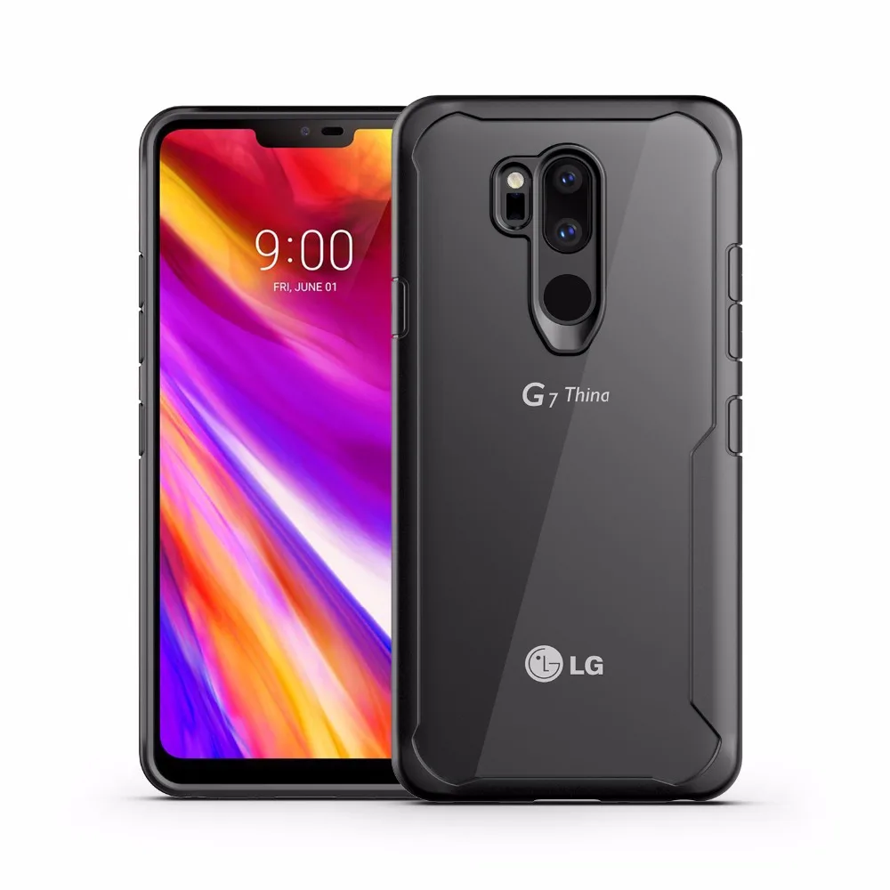 VBNM чехол для LG G7 ThinQ случаях Ударопрочный силиконовый телефона прозрачная задняя