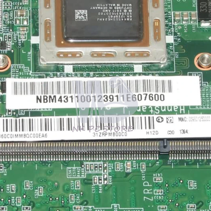 NOKOTION NBM4311001 NB.M4311.001 DA0ZRPMB6C0 для Acer asipre материнская плата ноутбука и asipree с