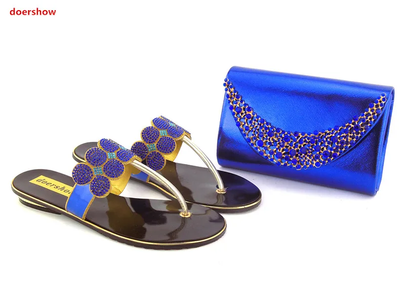 Doershow/2017 г. модная итальянская обувь с сумочкой в комплекте для вечеринки комплект