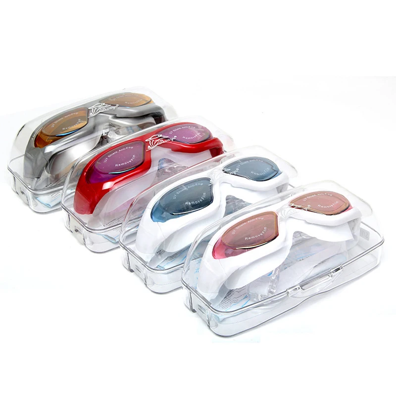 Новые высококачественные очки для плавания C203 с покрытием и большой оправой