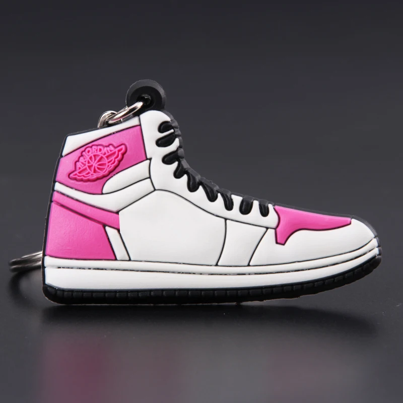 Picture Color-5 Mini Jordan 1 брелок для обуви для мужчин и женщин брелок Классический Цвет AJ Ретро поколение баскетбольные кроссовки брелок - Цвет: Picture Color-5