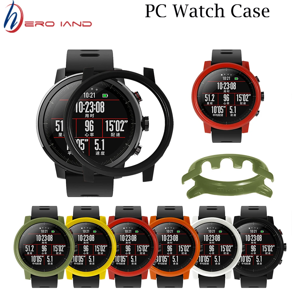 Hero Iand New Hot Smart Watch Protector Case Slim PC Cover Protect Shell For Huami Amazfit Stratos 2/2S | Электроника