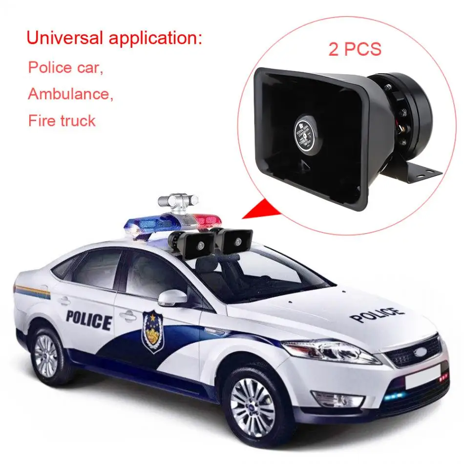 12V 400W 18 тон громкий автомобильный Предупреждение сигнализации Полицейская