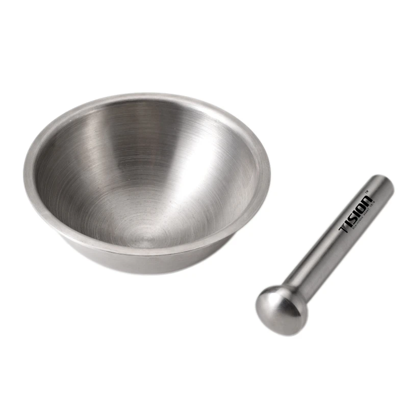 TISION из нержавеющей стали Ступка пестик Masher чесночная пресс дробилка пьедестал